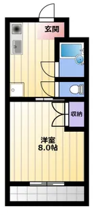 メゾンエクセルI【2階】の間取り