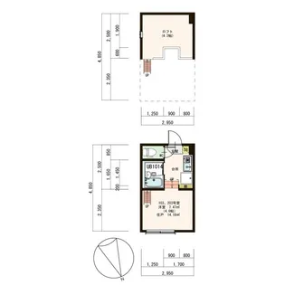 Giardino【1階】の間取り