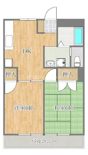 サンバレー3【2階】の間取り