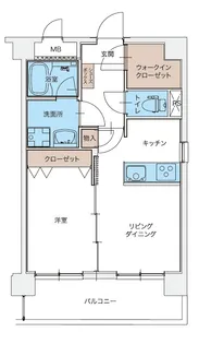 LEON篠崎【1階】の間取り