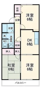 エスポワールIII【1階】の間取り