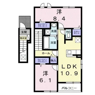 チェリーヒルズ【2階】の間取り