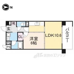 パールタウン【4階】の間取り