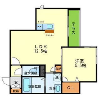 WEST COURT【1階】の間取り