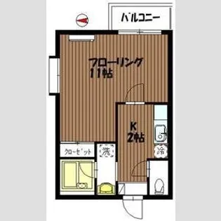 クレスティ砧【2階】の間取り