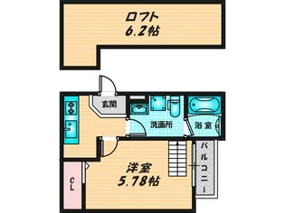 アミークス【1階】の間取り
