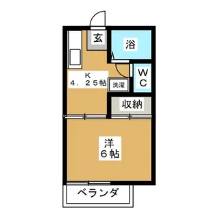 パルコート四季【2階】の間取り