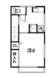 ハイツサツキ【2階】の間取り