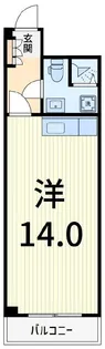 ユニレジデンス金町【2階】の間取り