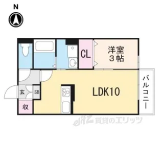 Popolo【1階】の間取り