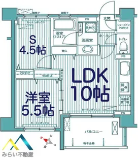 サンウエスト横浜【4階】の間取り