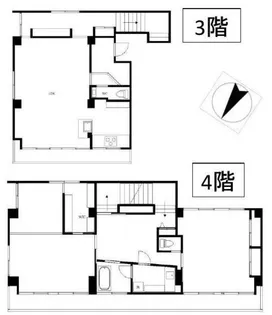 矢ノ倉ハイツ【3階】の間取り