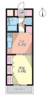 アコール桜上水【2階】の間取り
