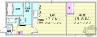 NIPPOCoreN28【1階】の間取り