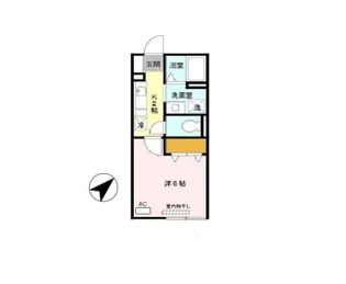 ルミエール中向陽【1階】の間取り