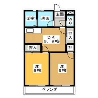 KARASUNO【2階】の間取り