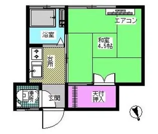 グリーンハウス【2階】の間取り
