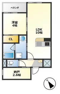 ステラ―ト近江【2階】の間取り