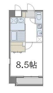 グランパーク新大江【4階】の間取り