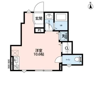 ラミアールコート東府中【1階】の間取り