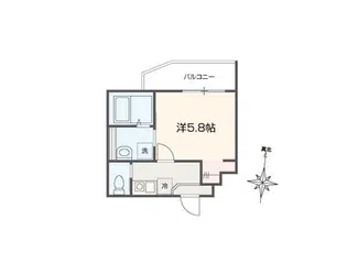 MELLAS志茂II【1階】の間取り