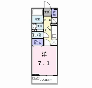 ライズヒルA【2階】の間取り