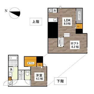 ADCパピーズ大津郵便局【1階】の間取り