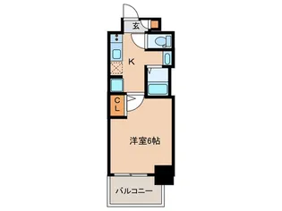 エルプレイス天神南【2階】の間取り