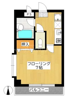ドルチェ中野【1階】の間取り