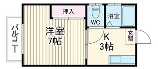 イワマハイツ【2階】の間取り