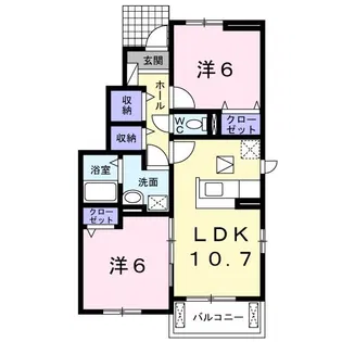 ヨットン・ハウスI【1階】の間取り