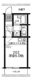 スヴニール横浜【2階】の間取り
