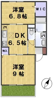 ライスシャワー【1階】の間取り