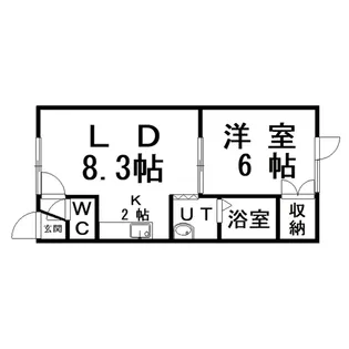 FUNNY PLACE【2階】の間取り