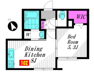 Clivia【1階】の間取り
