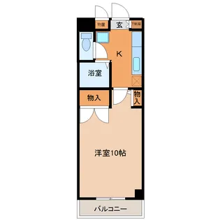 プロミネンス萩野町【2階】の間取り