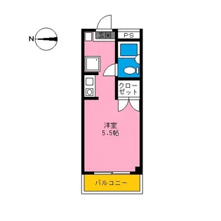 KSフラット【3階】の間取り