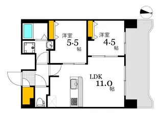 S-RESIDENCE国泰寺町一丁目【17階】の間取り
