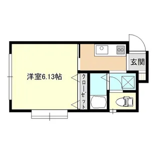 ブランメル名須川【2階】の間取り