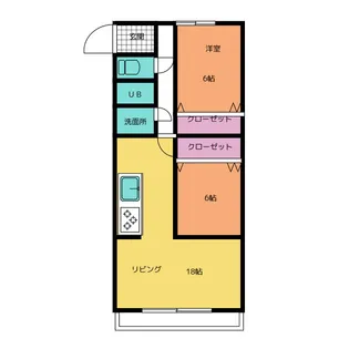 みわアパート【3階】の間取り
