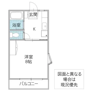 ロイヤルコート元吉田 I【2階】の間取り