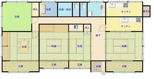 茨城県北茨城市華川町下小津田【一戸建】の間取り