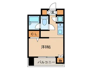 CRYSTAL&RESORT FUKUOKA【9階】の間取り