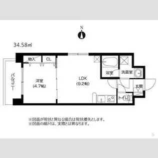 アーバネックス福島【6階】の間取り
