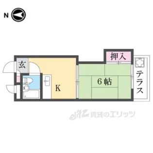 オークマンション【1階】の間取り