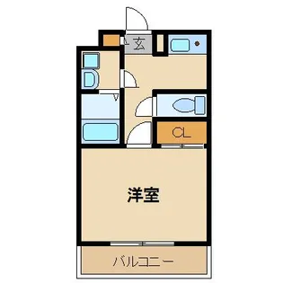 スクエアハウスQ【2階】の間取り