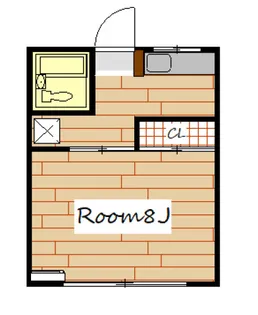 横山ハイツ【2階】の間取り