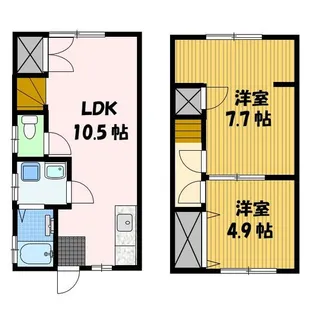 小森ハイツ【1階】の間取り