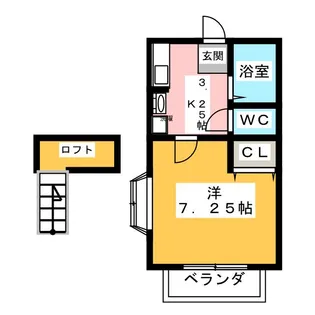 パルテール【2階】の間取り