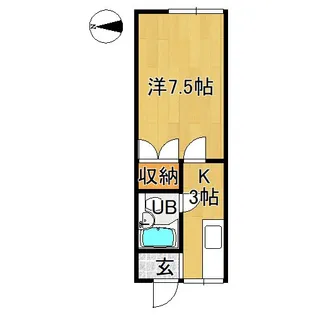 コーポフレンド【2階】の間取り